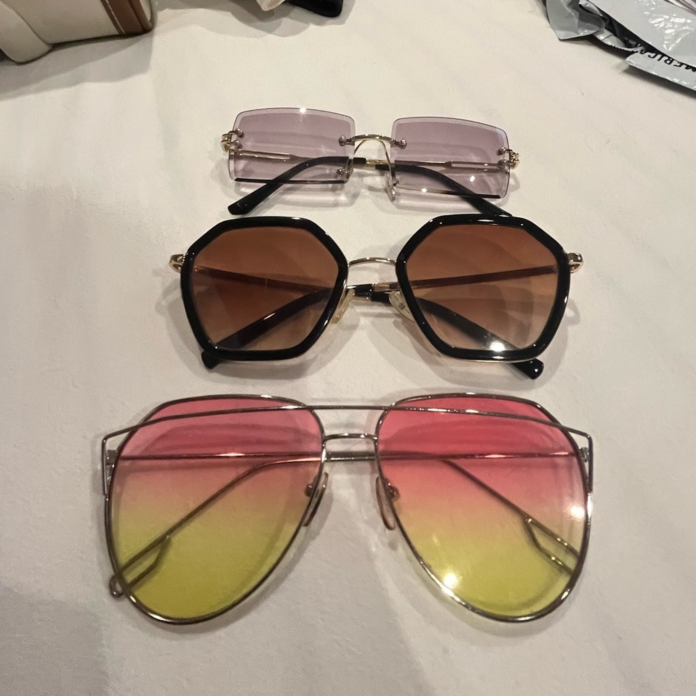 3 Fun Trendy Sunglasses
